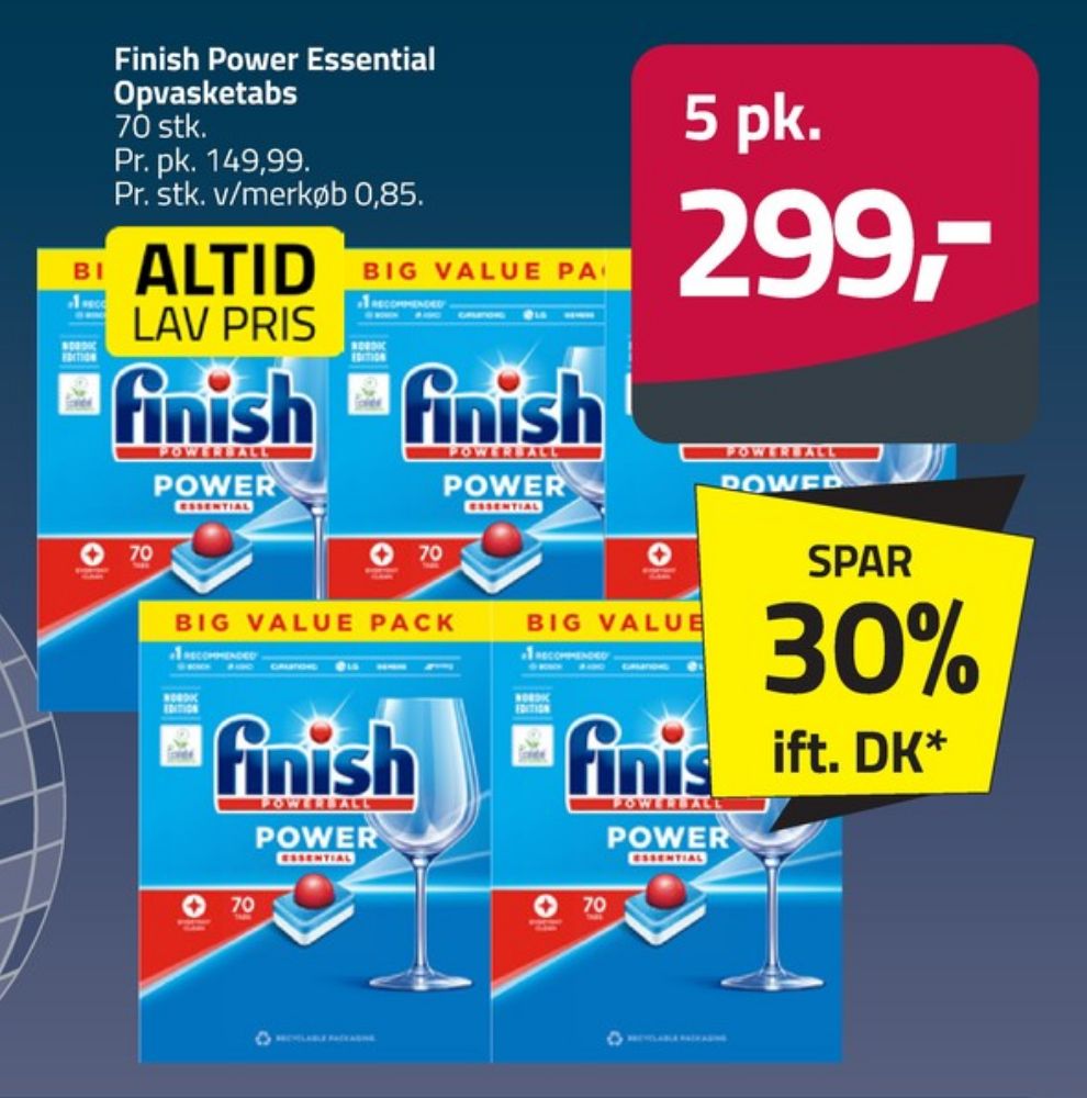 Finish, Maskinopvask-tabs