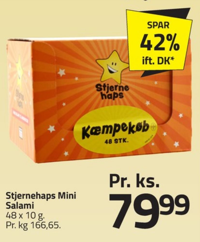 3-stjernet Stjernehaps, Salami