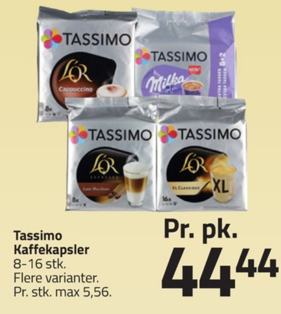 Tassimo Milka, Kakaokapsler