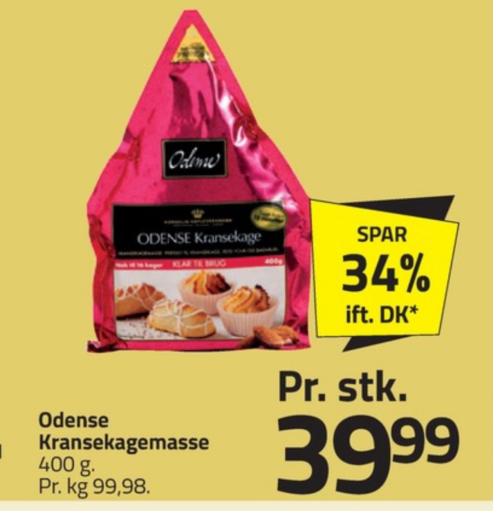 Odense, Kransekagemasse