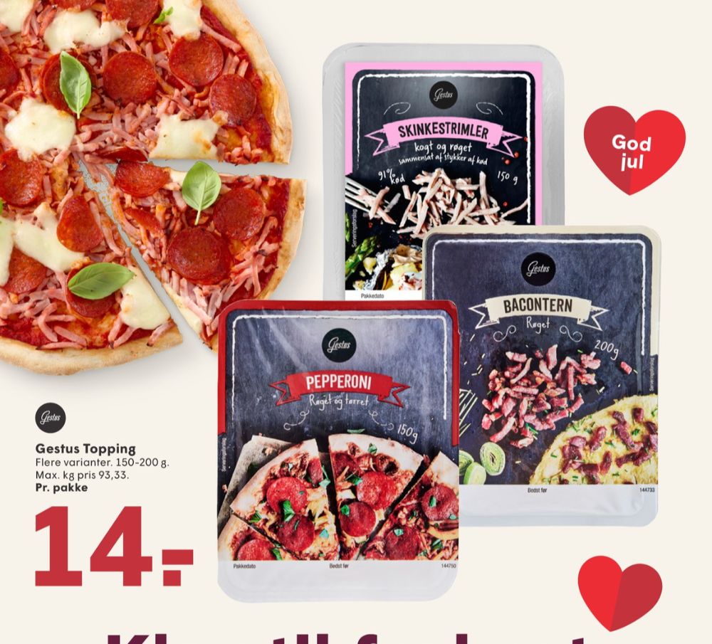 Gestus, Skinkestrimler