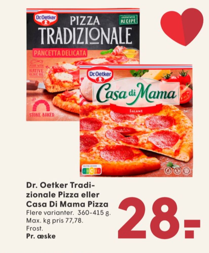 Tradizionale, Pancetta Delicata Pizza