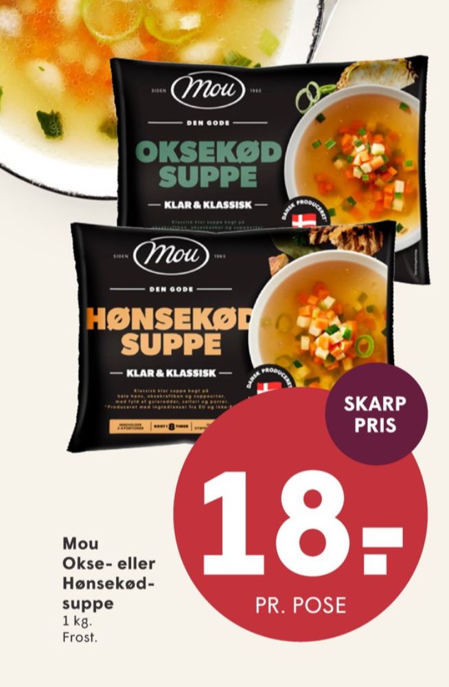 Mou Klar & Klassisk, Oksekødssuppe