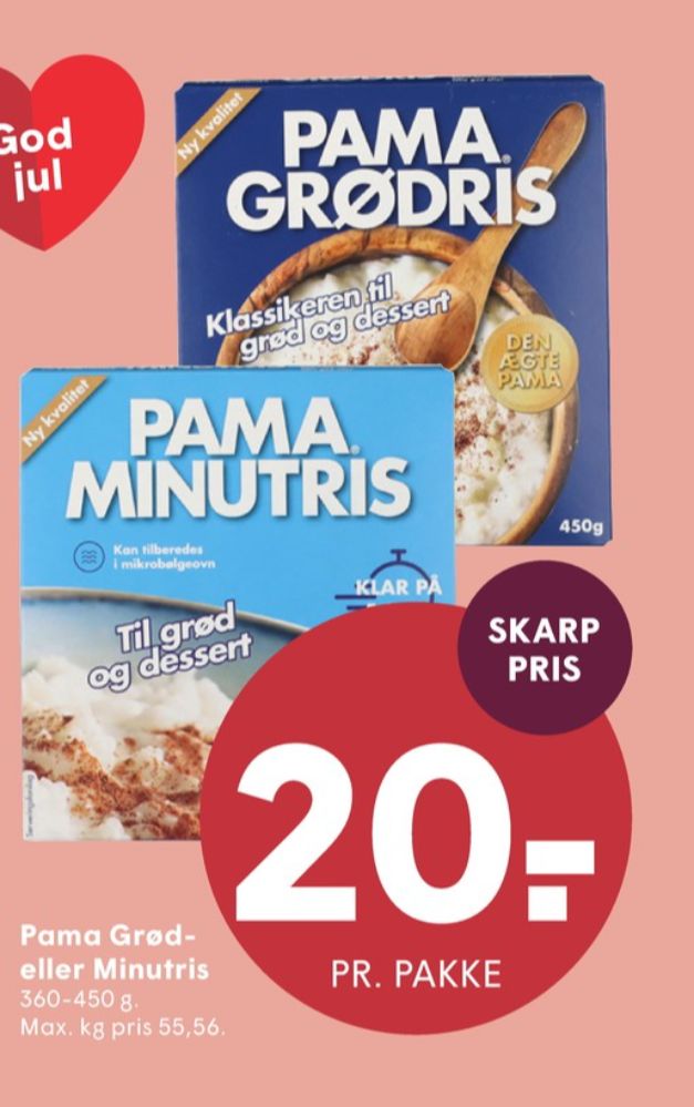 Pama, Grødris