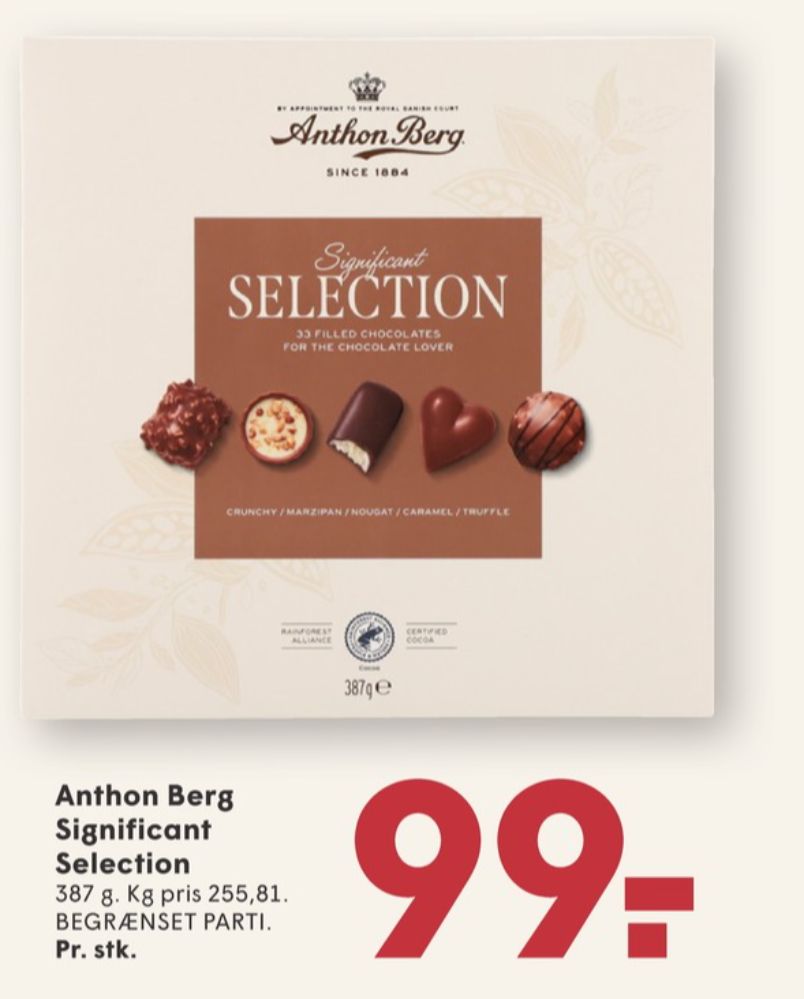 Anthon Berg Significant Selection, Dessertchokolade