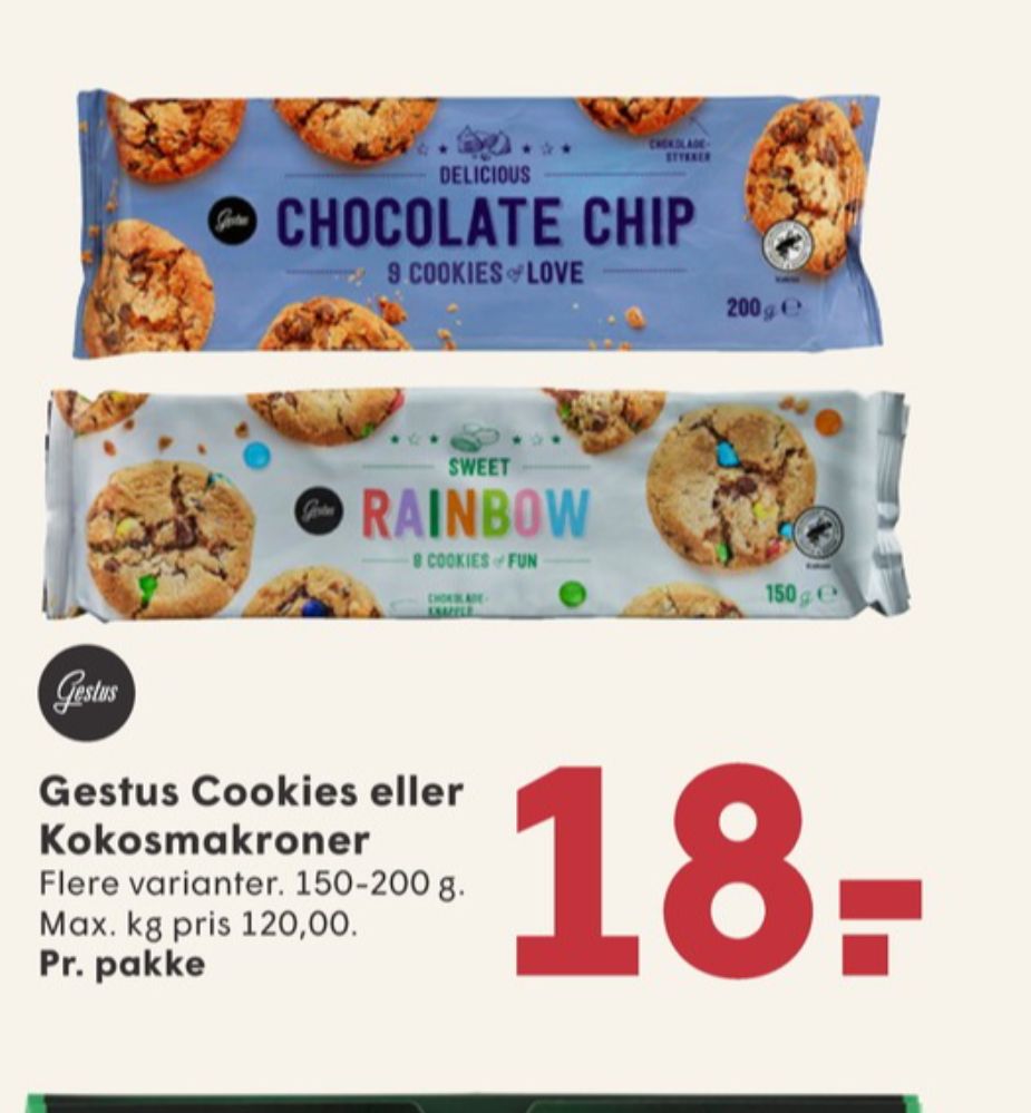 Gestus, Kokosmakroner