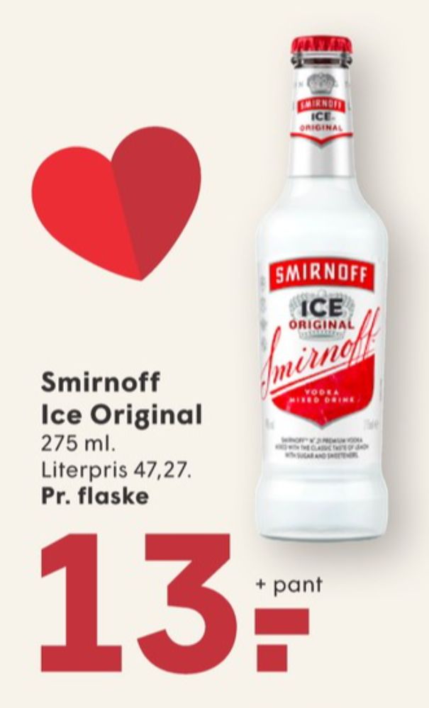 Smirnoff Ice Original, Original RTD
