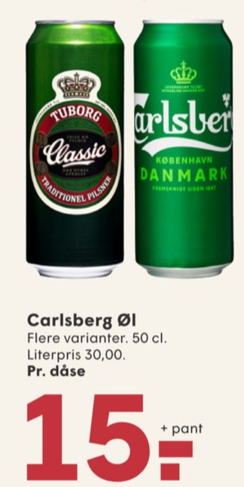 Carlsberg Pilsner, Øl