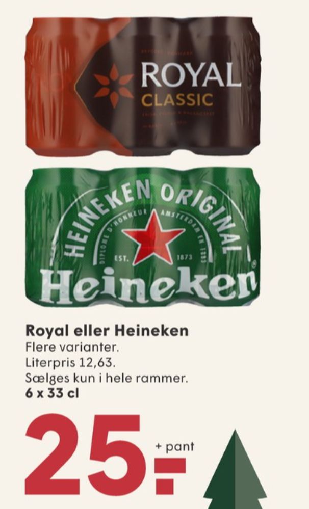 Royal Classic, Øl 6 pk.