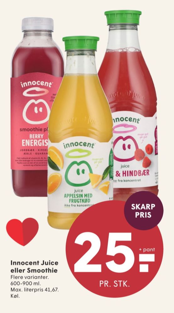 innocent, Appelsinjuice med frugtkød