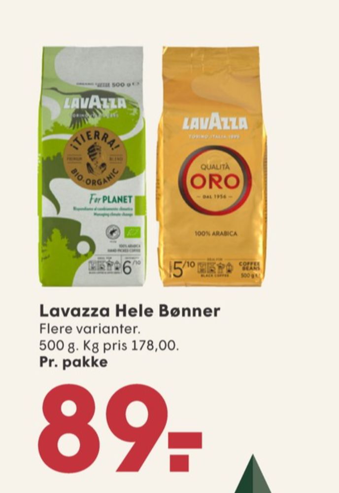 LavAzza Qualita Oro, Kaffebønner