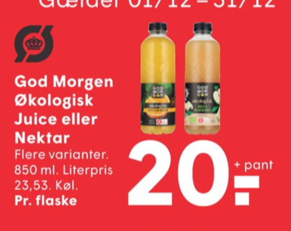 GodMorgen, Appelsin Nektar Juice