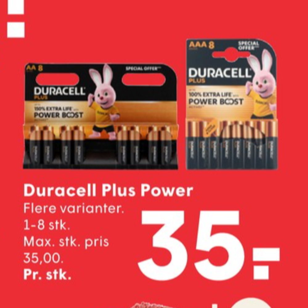 Duracell, Batterier