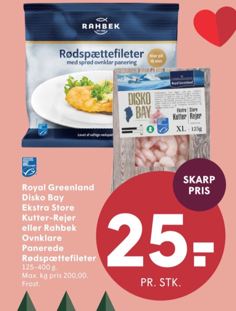 Royal Greenland, Rejer