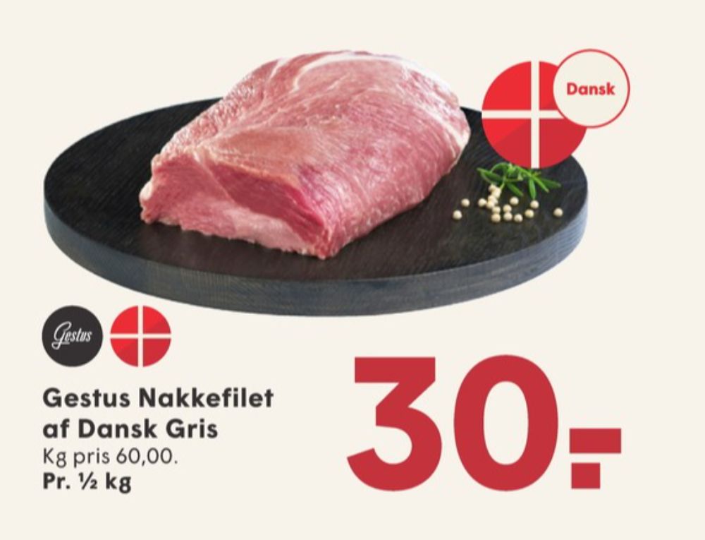 Gestus, Nakkefilet