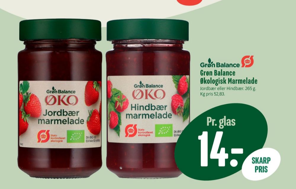 Grøn Balance, Jordbærmarmelade