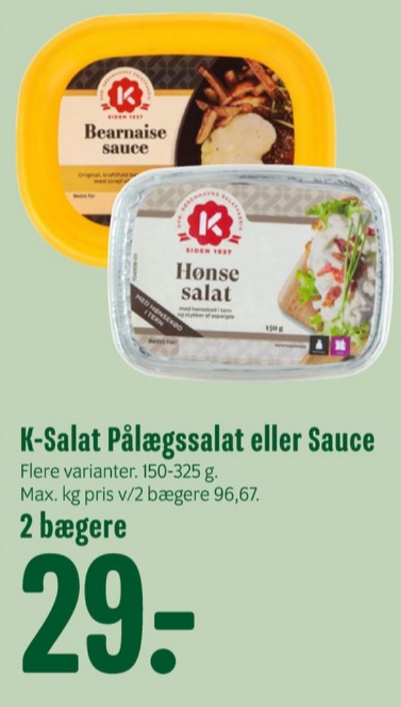 K-salat, Bearnaisesauce