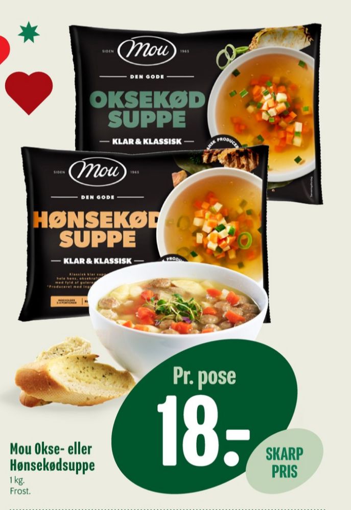 Mou Klar & Klassisk, Oksekødssuppe