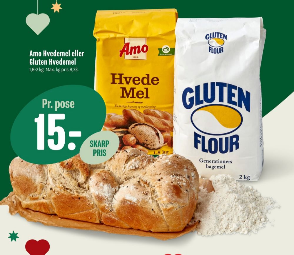 Gluten Flour, Hvedemel