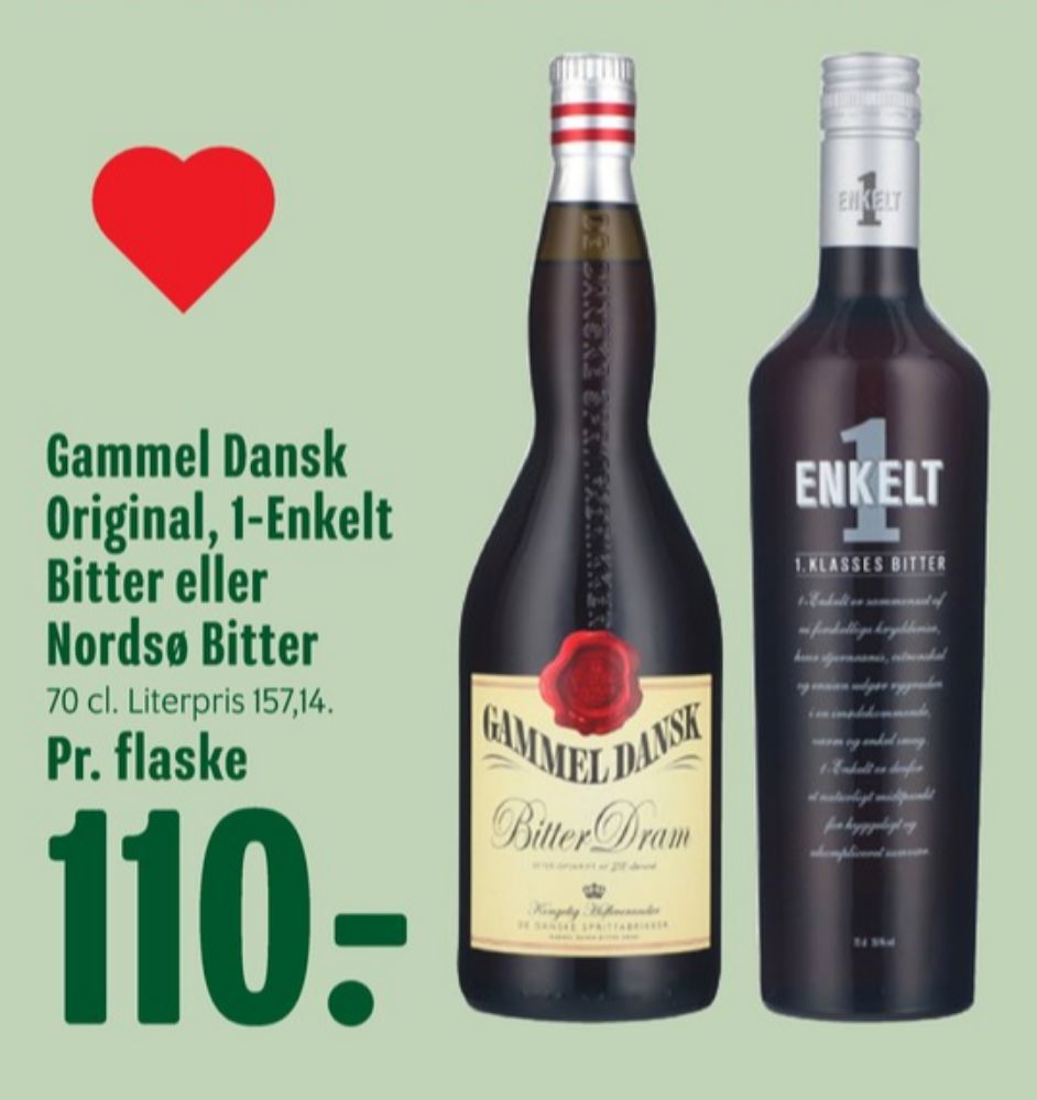 1-Enkelt, Bitter