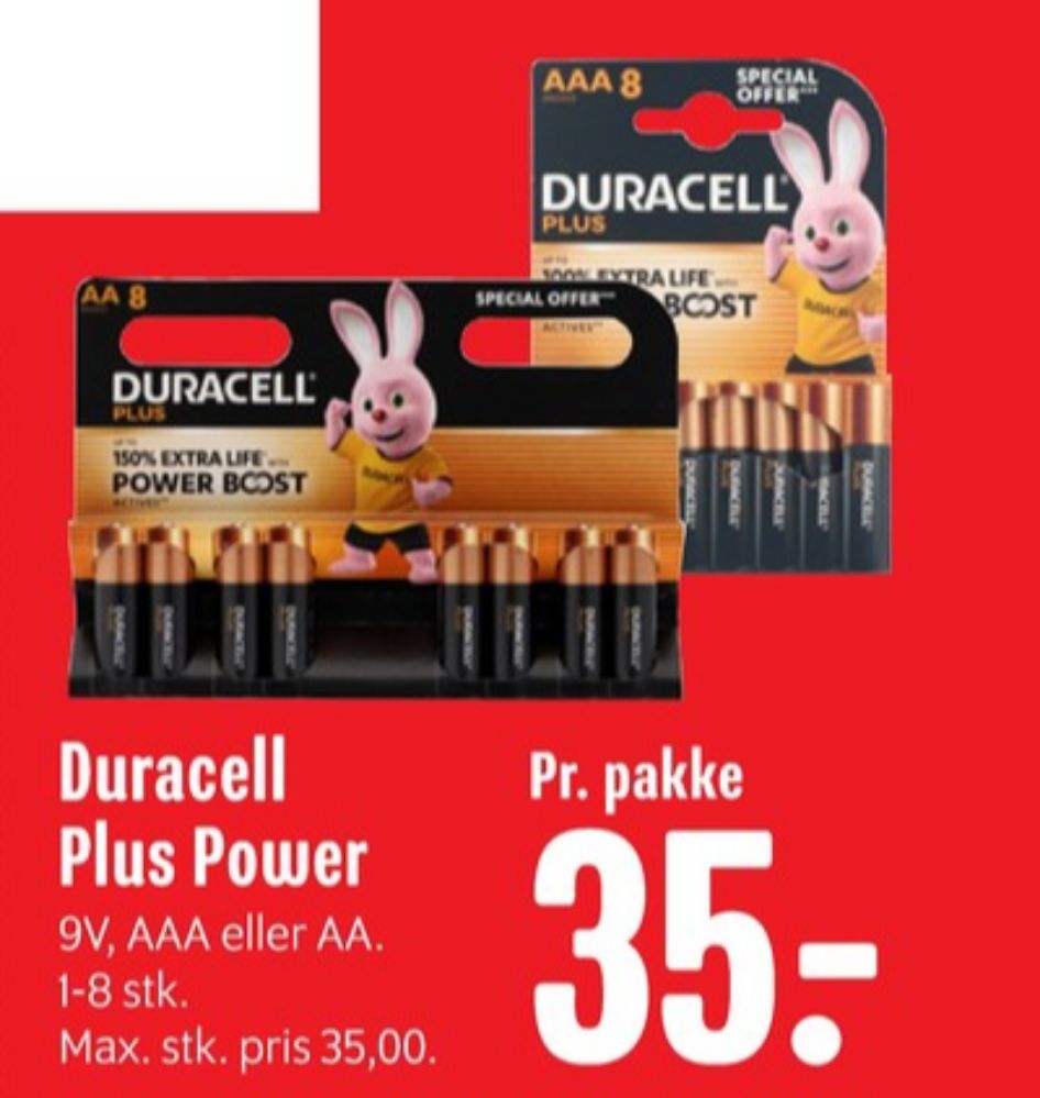 Duracell, Batterier