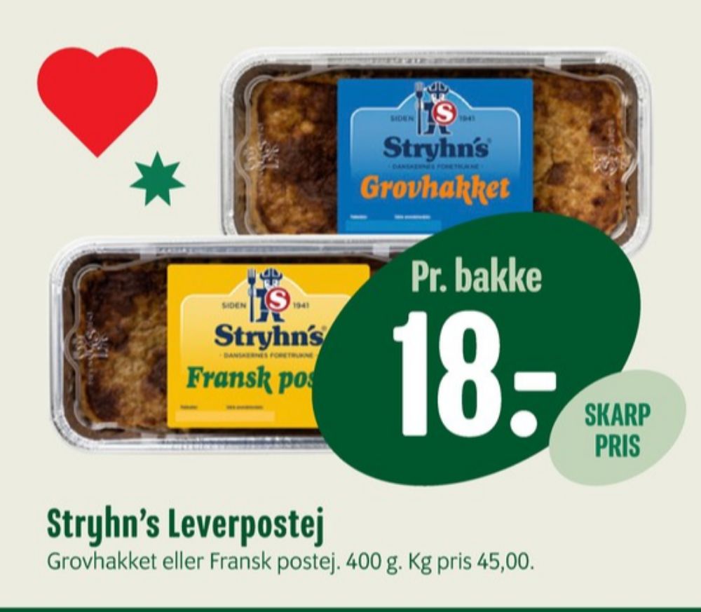 Stryhns Grovhakket, Leverpostej