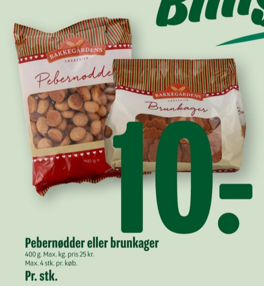 Bakkegårdens, Brunkager