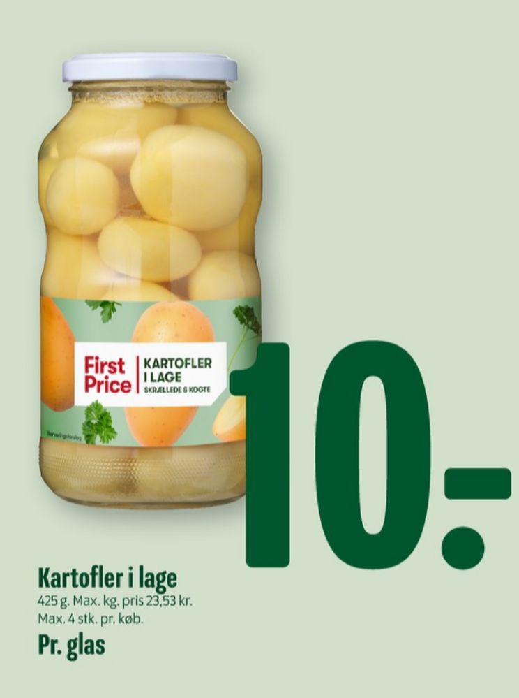 First Price, Kartofler