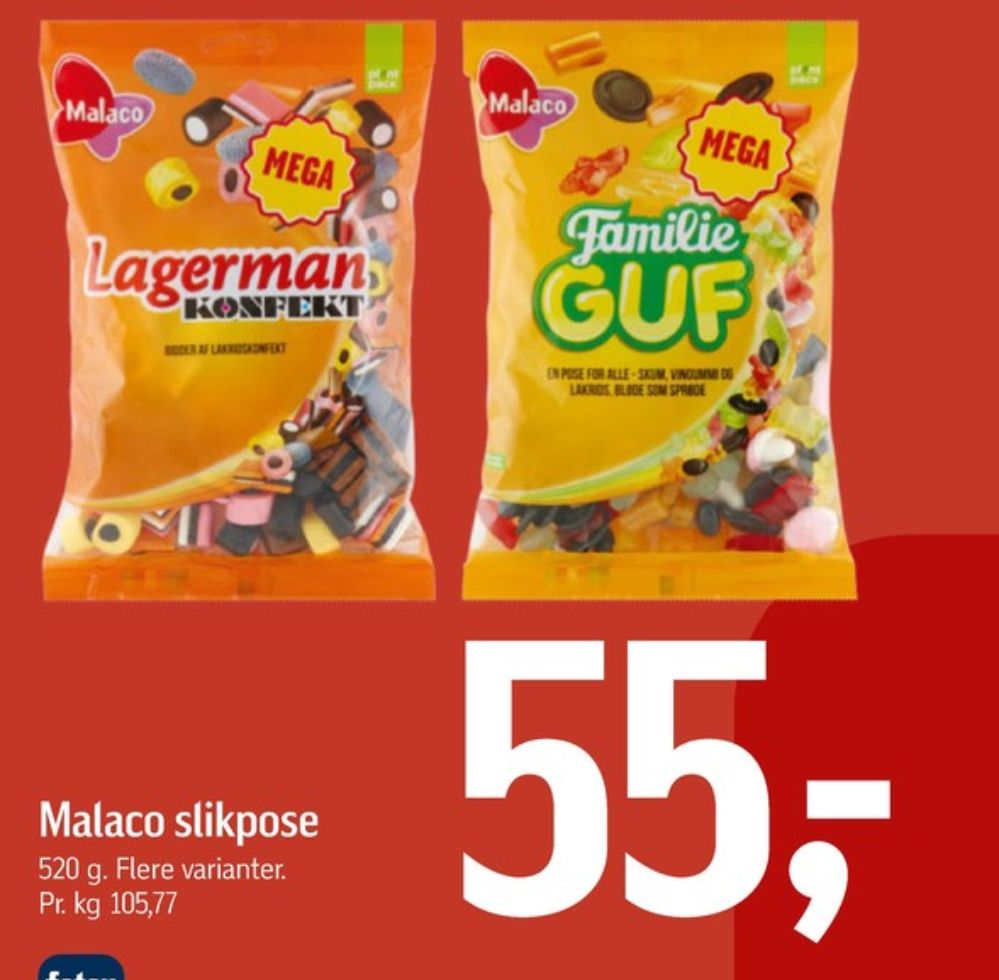 Malaco Lagerman Konfekt, Lakridskonfekt