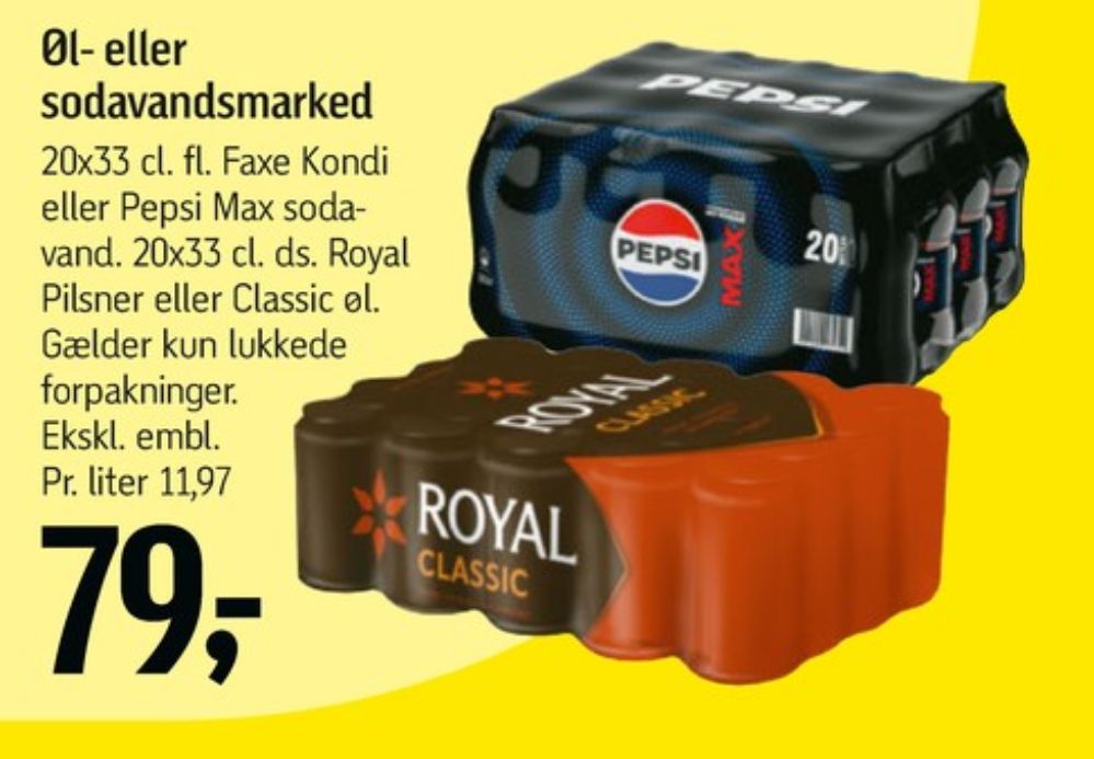 Pepsi Max, Cola 20 pk