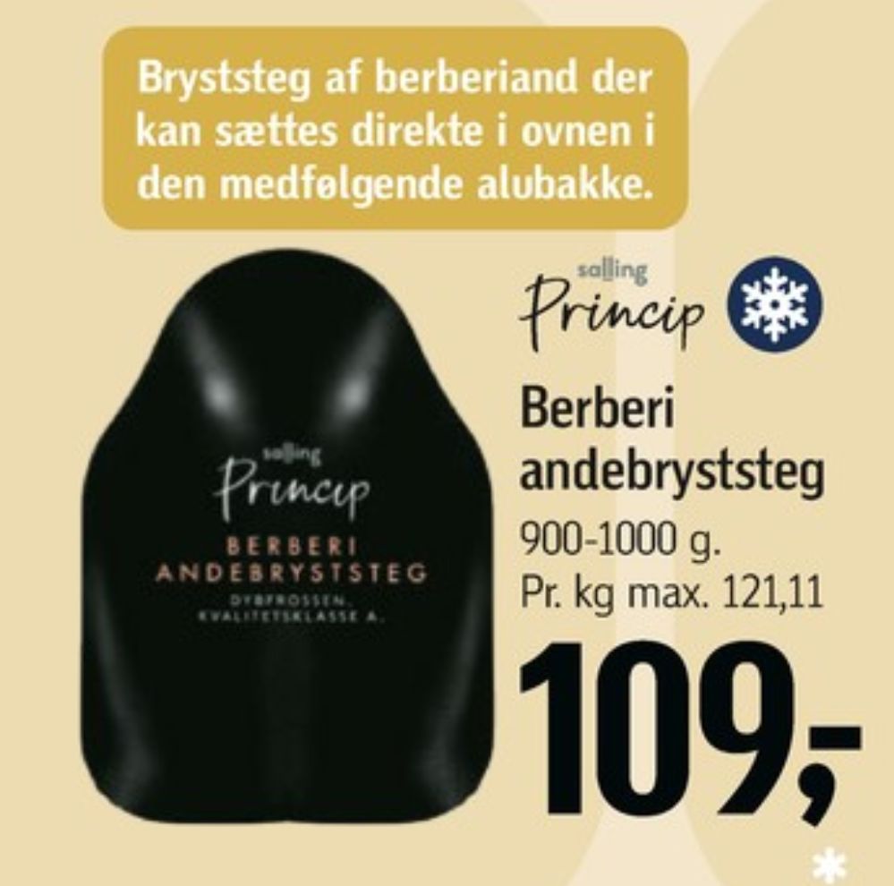 Salling Princip, Andebryststeg