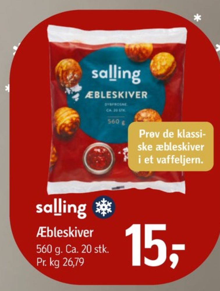 Salling, Æbleskiver