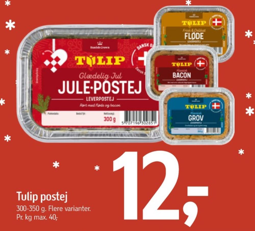 Tulip Klassisk Bacon, Leverpostej