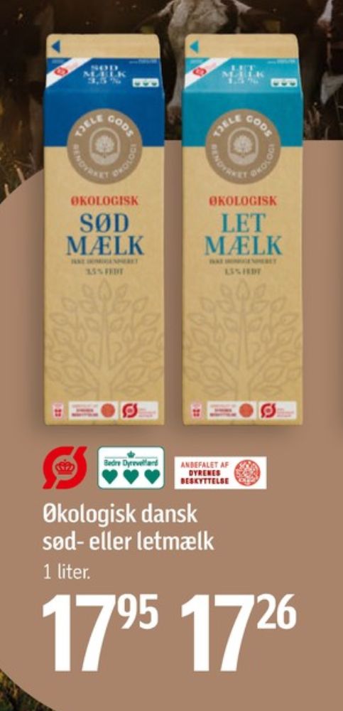 Tjele Gods, Letmælk