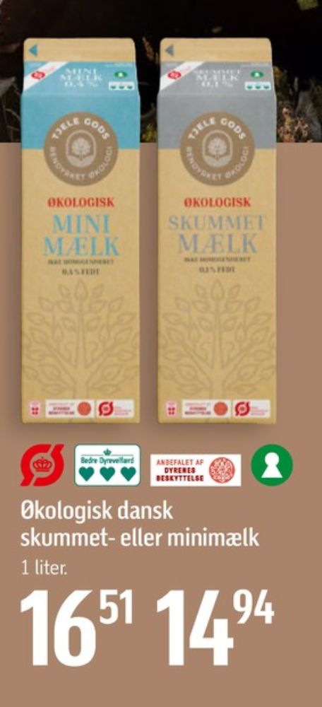 Tjele Gods, Skummetmælk