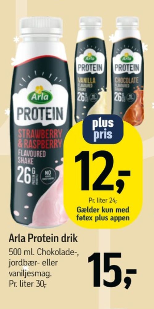Arla Protein, Proteindrik Strawberry & Raspberry