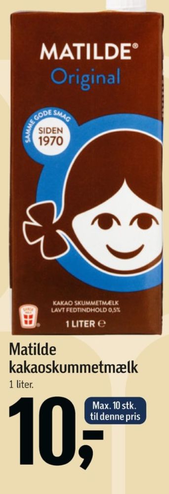 Matilde, Kakaomælk