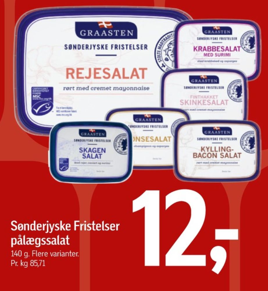 Graasten Sønderjyske Fristelser, Kylling & Baconsalat