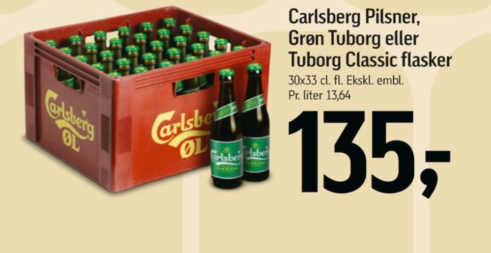 Tuborg Classic, Øl