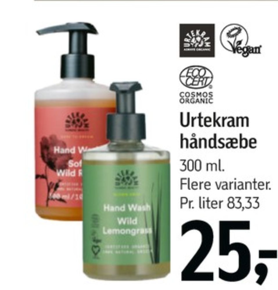 Urtekram, Flydende sæbe