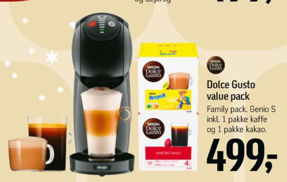 Nescafe Dolce Gusto, Kapselkaffemaskine