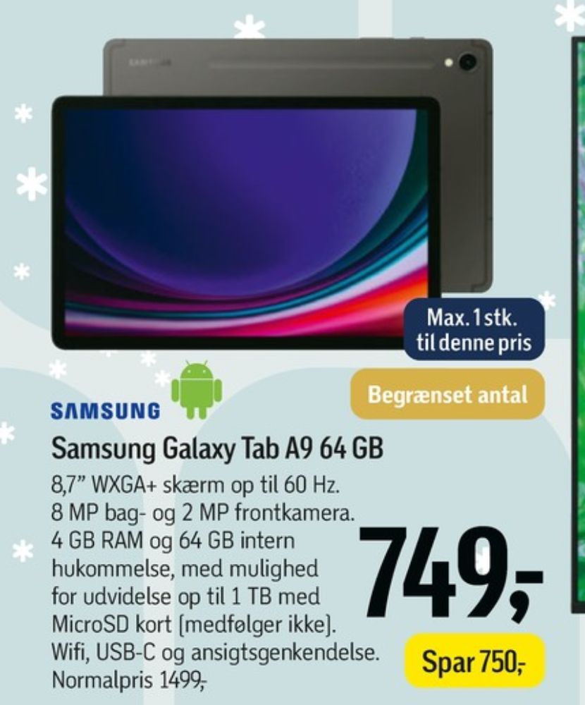 Samsung Galaxy, Tablet
