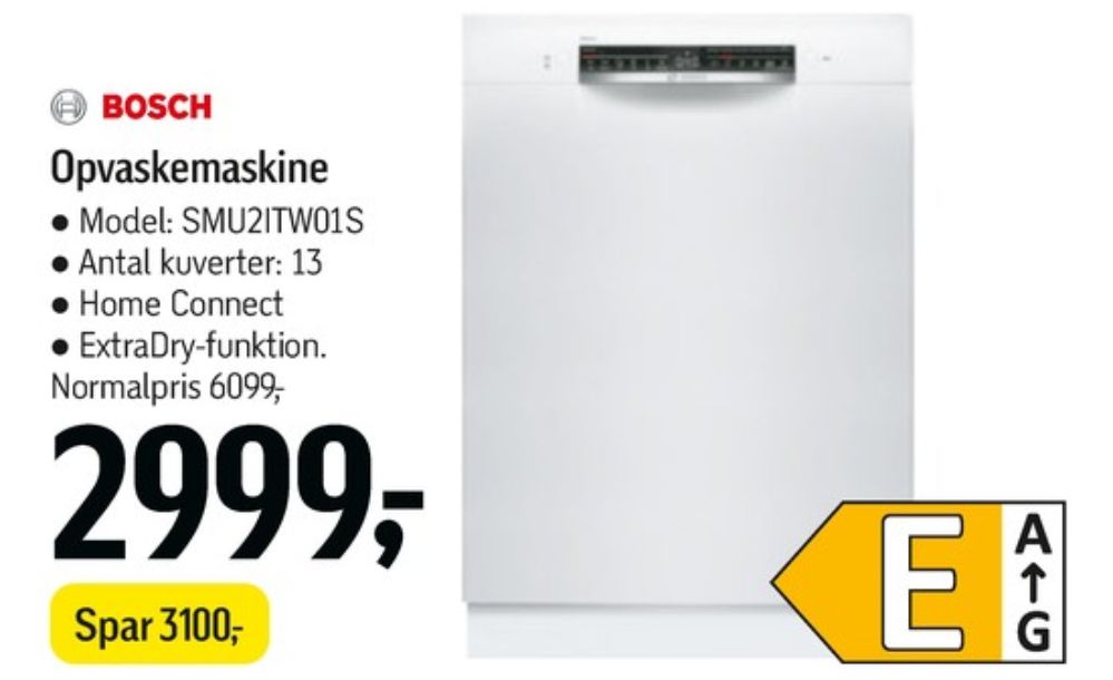 Bosch, Opvaskemaskine