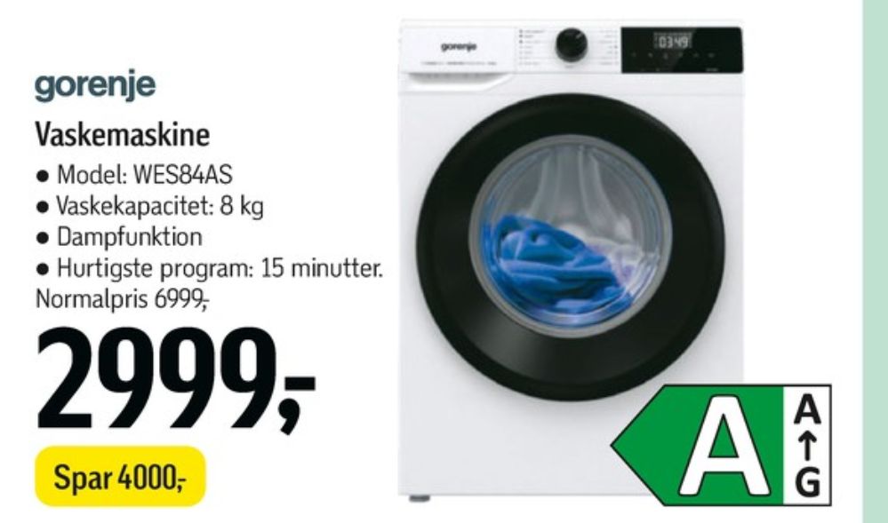 Gorenje, Vaskemaskine