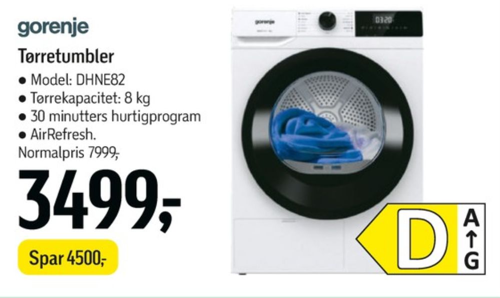 Gorenje, Tørretumbler