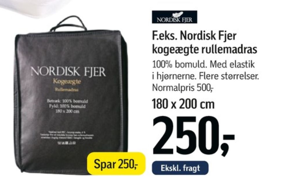 Nordisk Fjer, Rullemadras