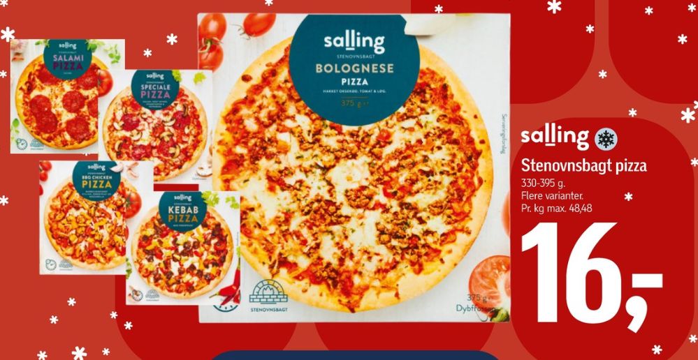 Salling, BBQ Chicken Pizza