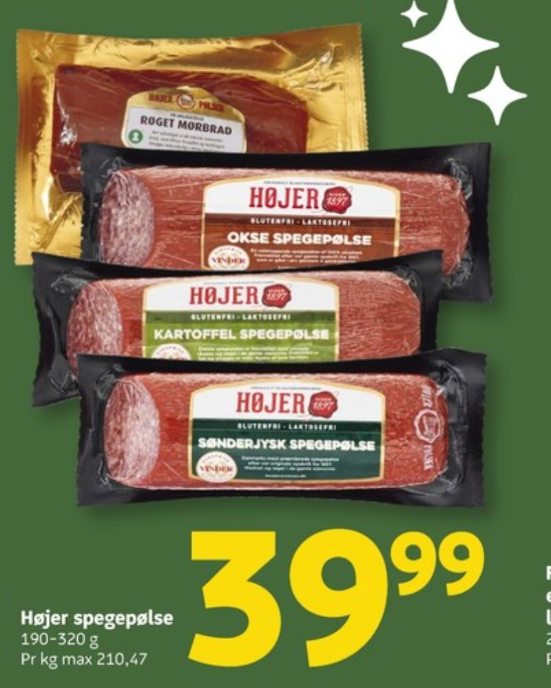 Højer Pølser, Kartoffelspegepølse
