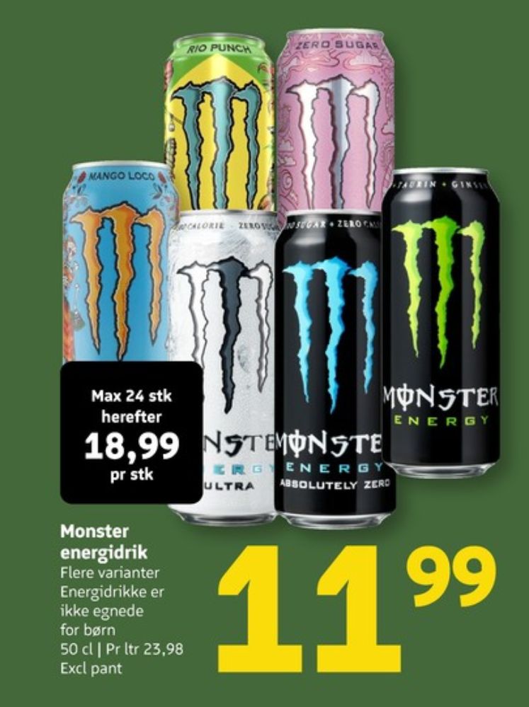Monster Rio Punch, Energidrik