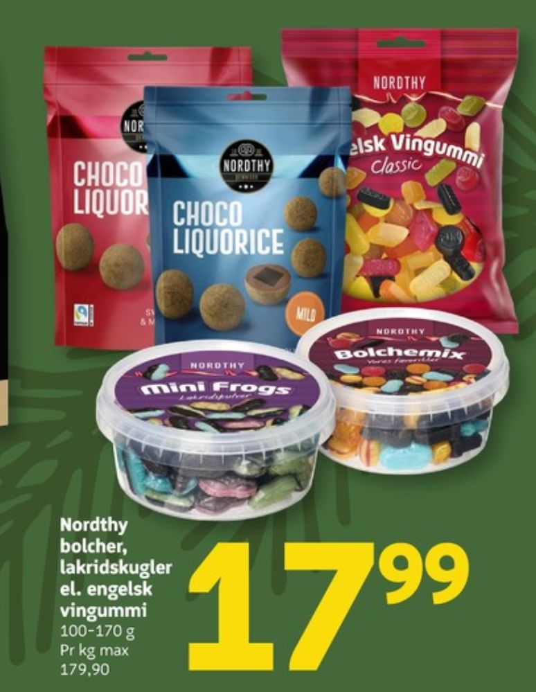 Nordthy Engelsk Vingummi, Slikposer